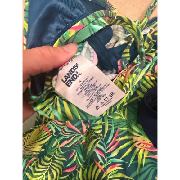 Lands end swimsuit lot tankini style size 4-6 - Picture 4 of 4